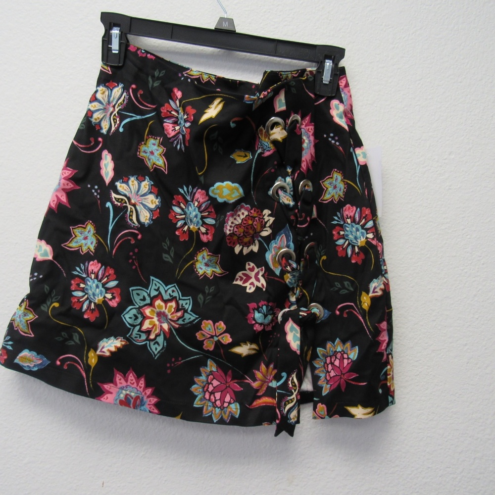 PROJECT 28 NYC Printed LaceUp Mini Skirt, 2 for 20